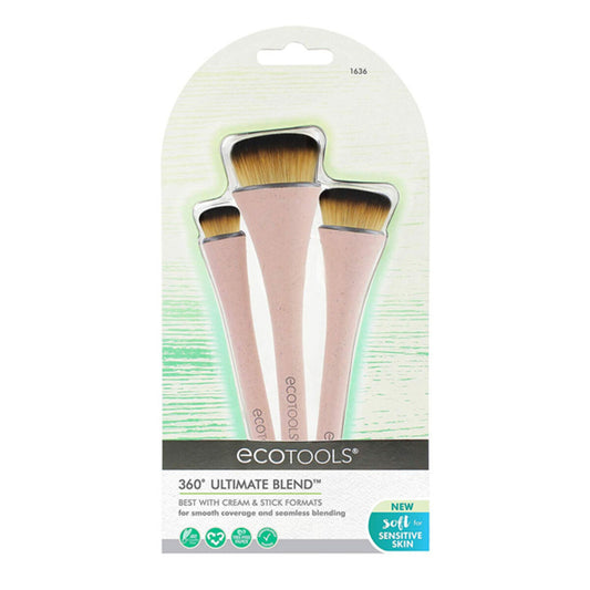 Make-up Brush 360º Ultimate Ecotools 1636 (2 pcs) 3 Pieces-0