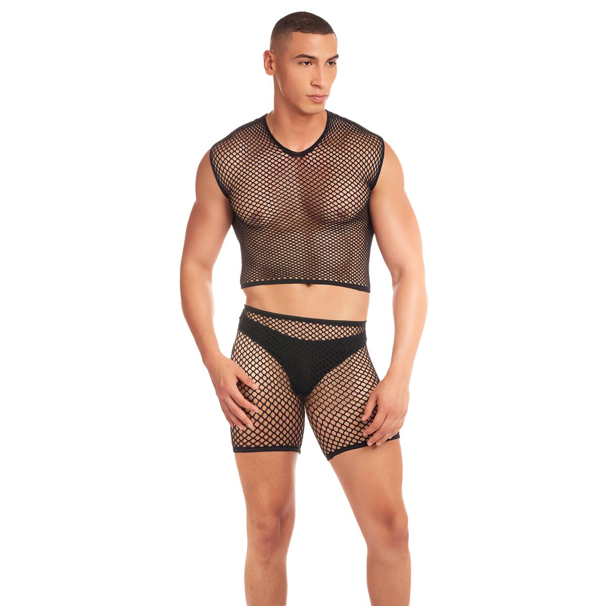 Underwear Set Rainbow Party Black L/XL-0