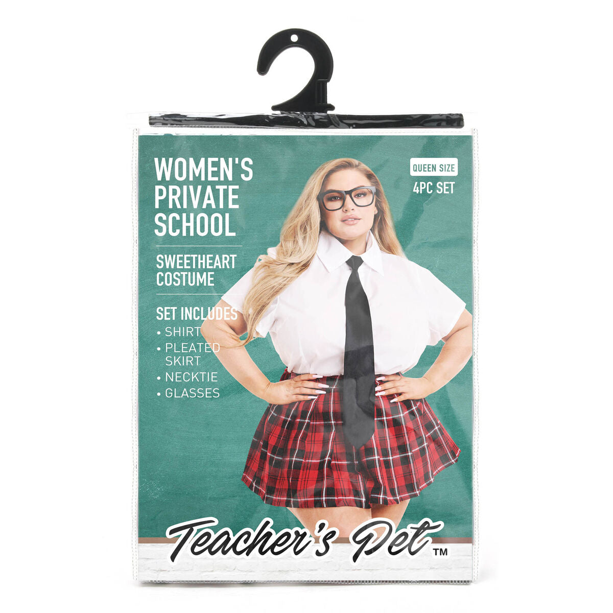 Erotic Costume Teacher’s Pet School Girl Red Queen size-3