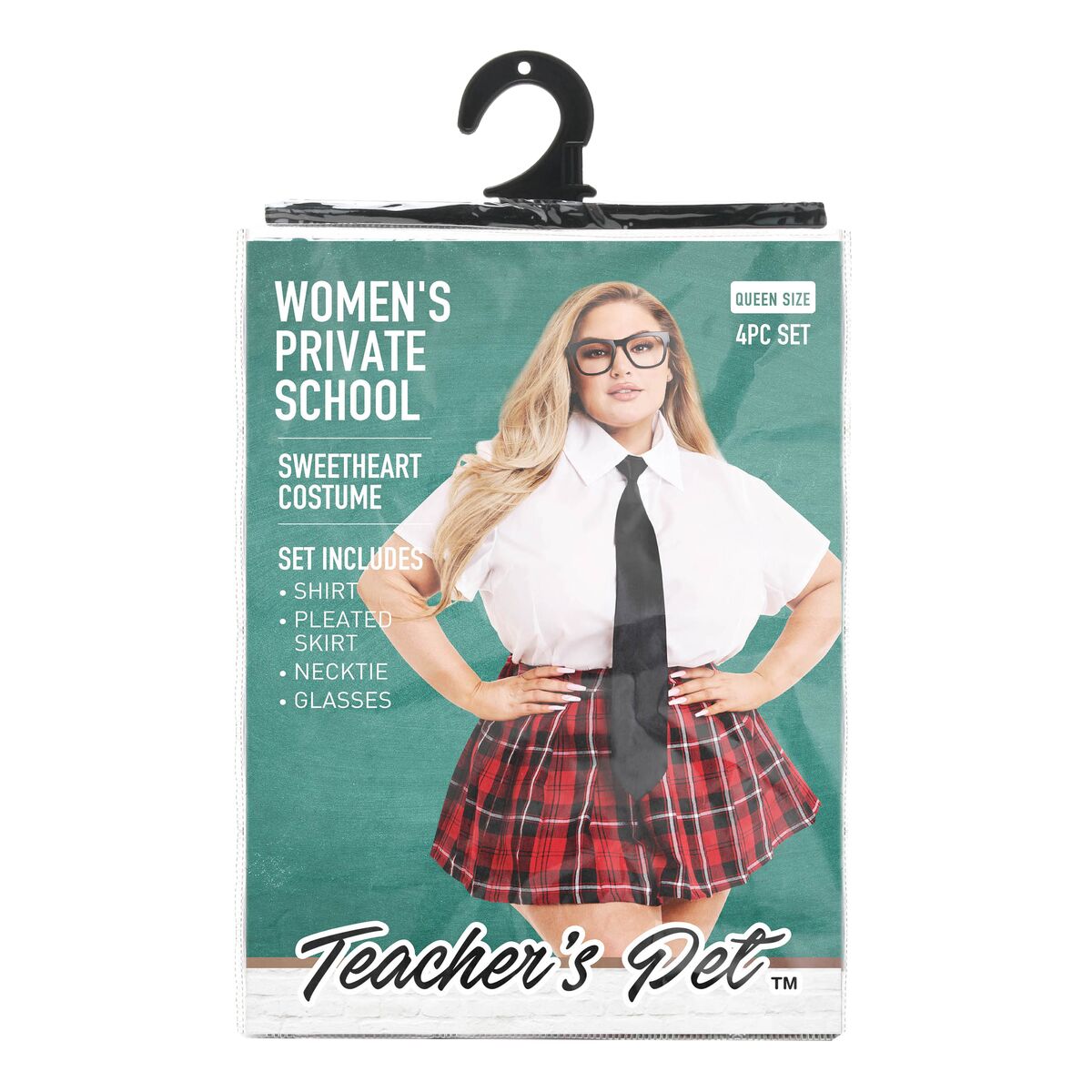 Erotic Costume Teacher’s Pet School Girl Red Queen size-6