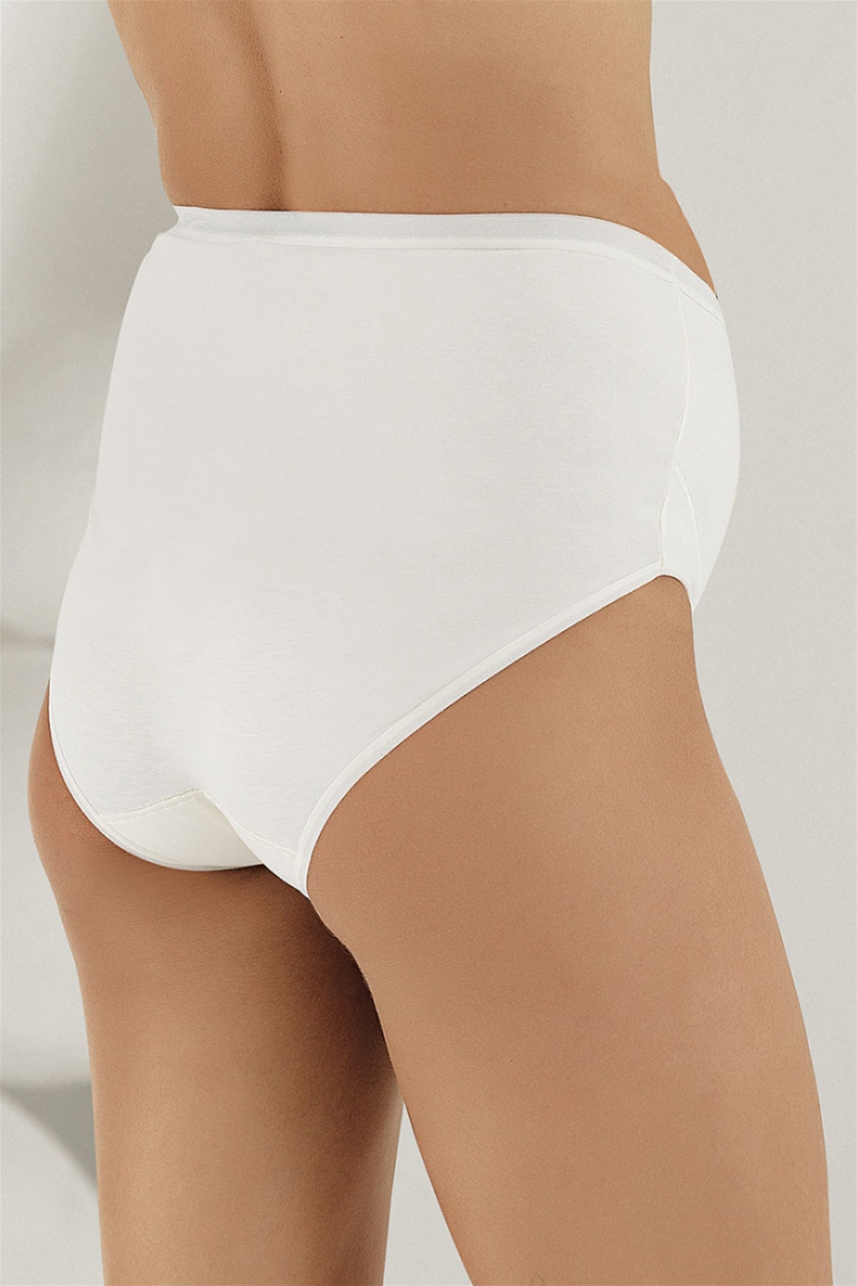 Shopymommy - 3-Pack Lycra Single Jersey Bato Maternity Panties White-Black-Ecru - 142-2