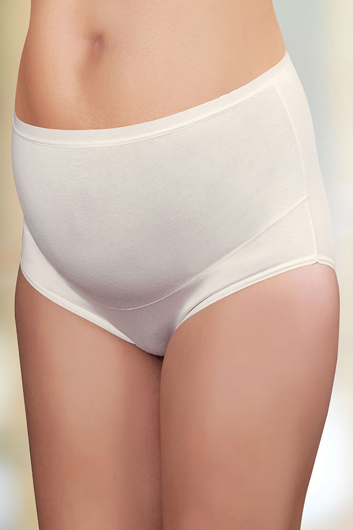 Shopymommy - 3-Pack Lycra Single Jersey Bato Maternity Panties White-Black-Ecru - 142-1