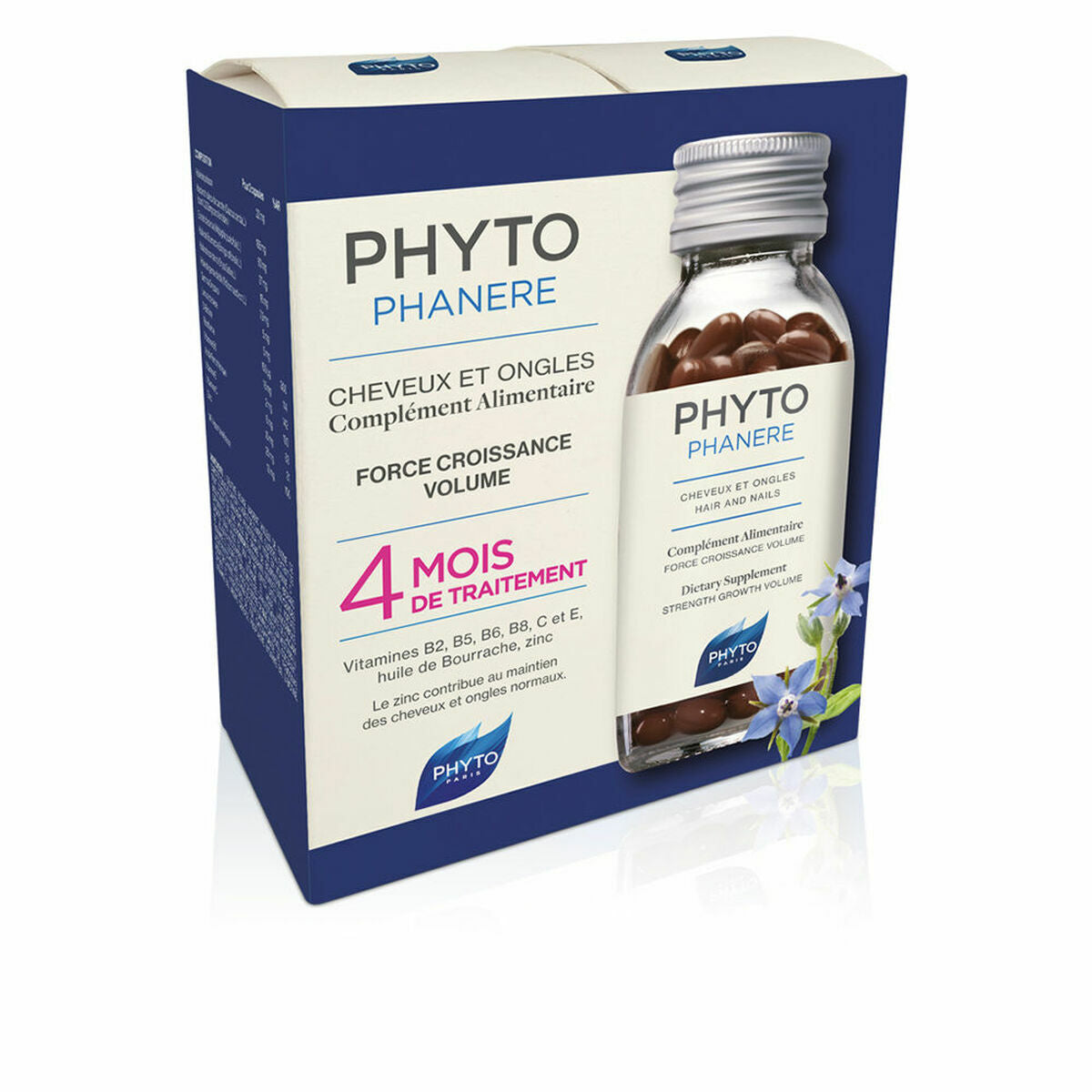 Food Supplement Phyto Paris Phytophanere 2 Pieces 120 Units-0