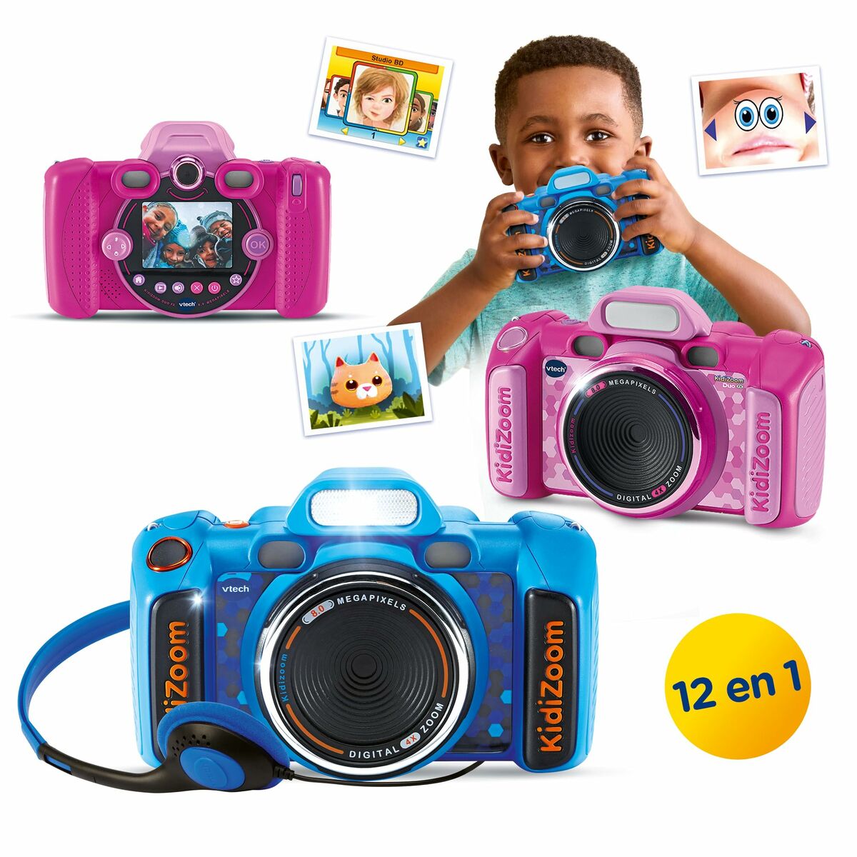 Children's camera Vtech Kidizoom Duo DX Pink-1