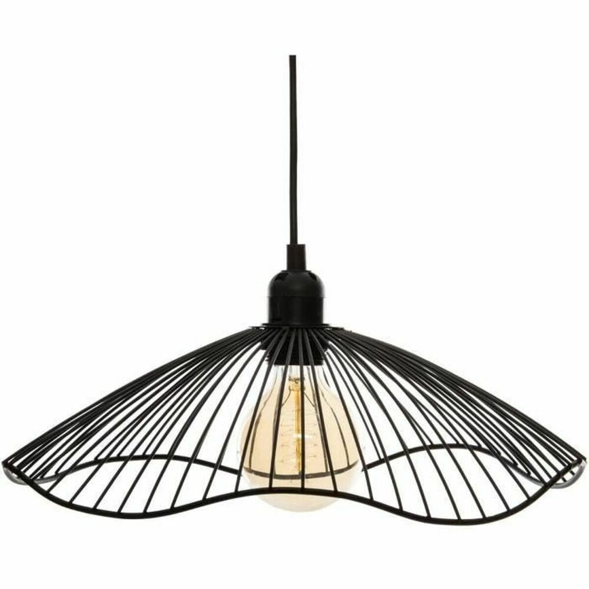 Ceiling Light Atmosphera Cháteau 40W Black Metal (Ø 34 x 15,5 cm)-0