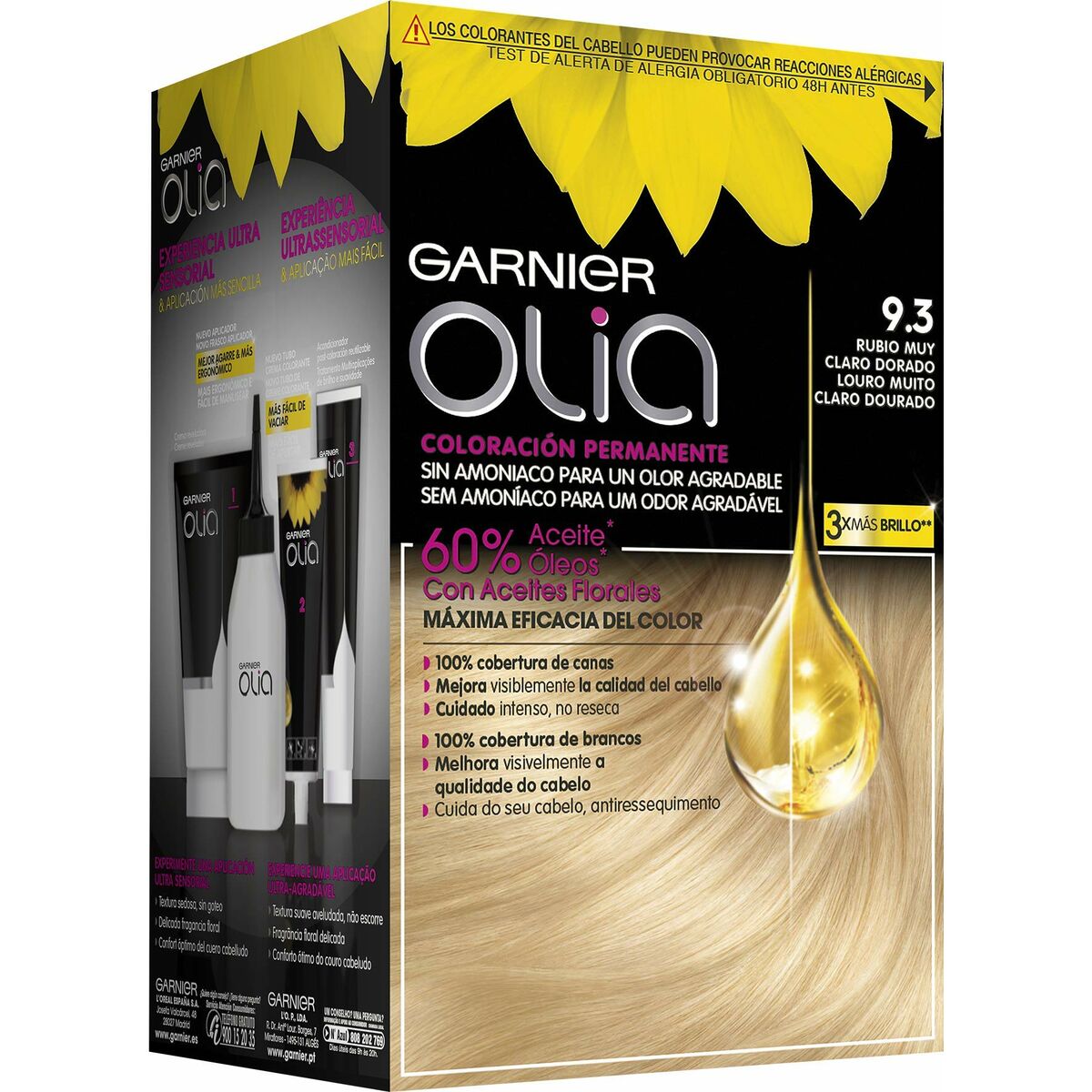 Dye No Ammonia Olia Garnier 3600541235274 Very Light Golden Blonde-2