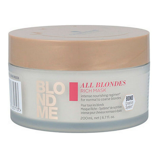 Hair Mask Schwarzkopf Blondme Rich Keratine-0