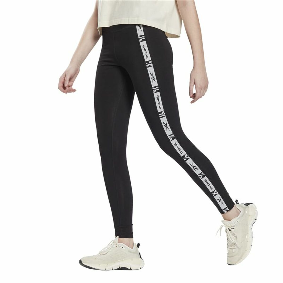 Sport leggings for Women Reebok TE Tape Black-0