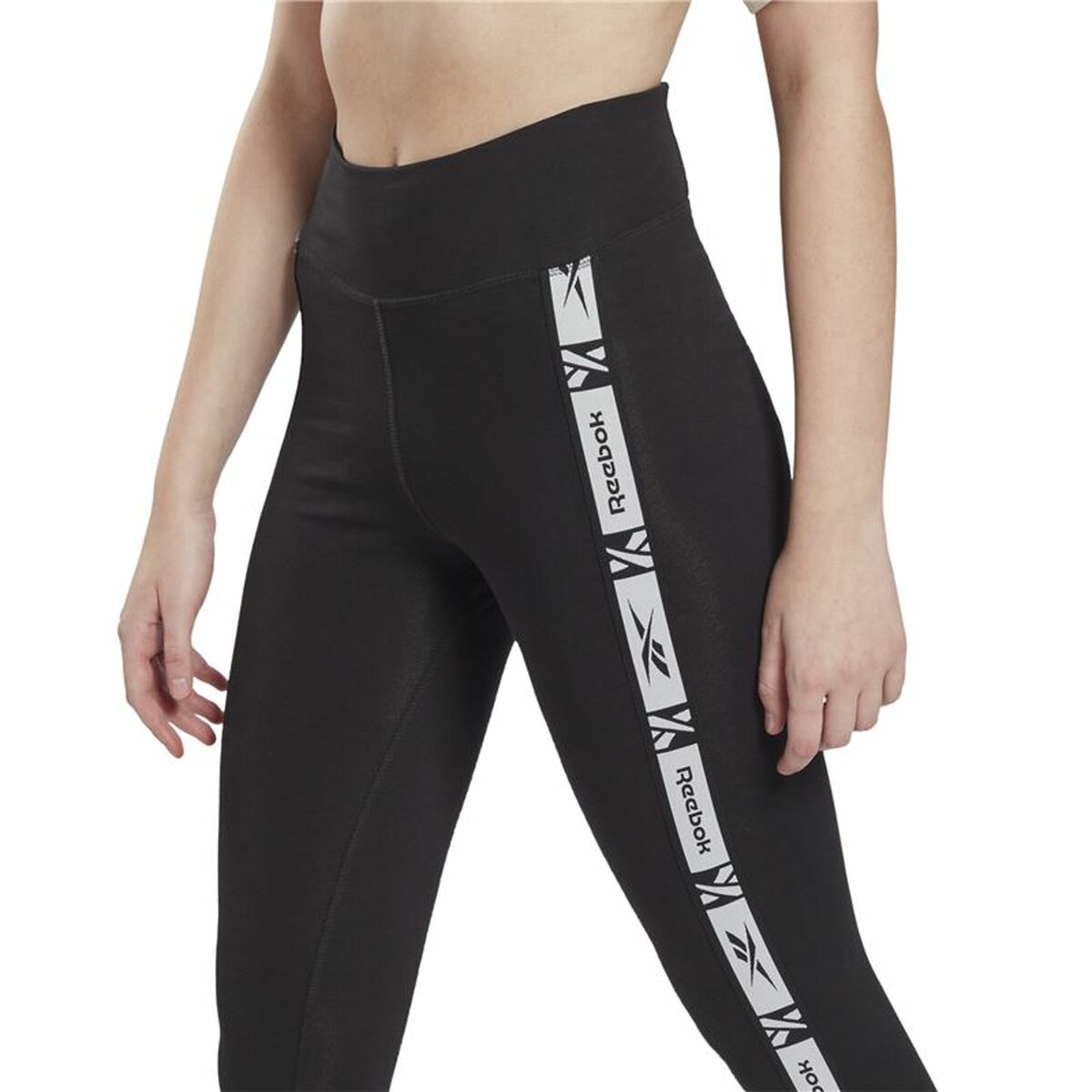 Sport leggings for Women Reebok TE Tape Black-5