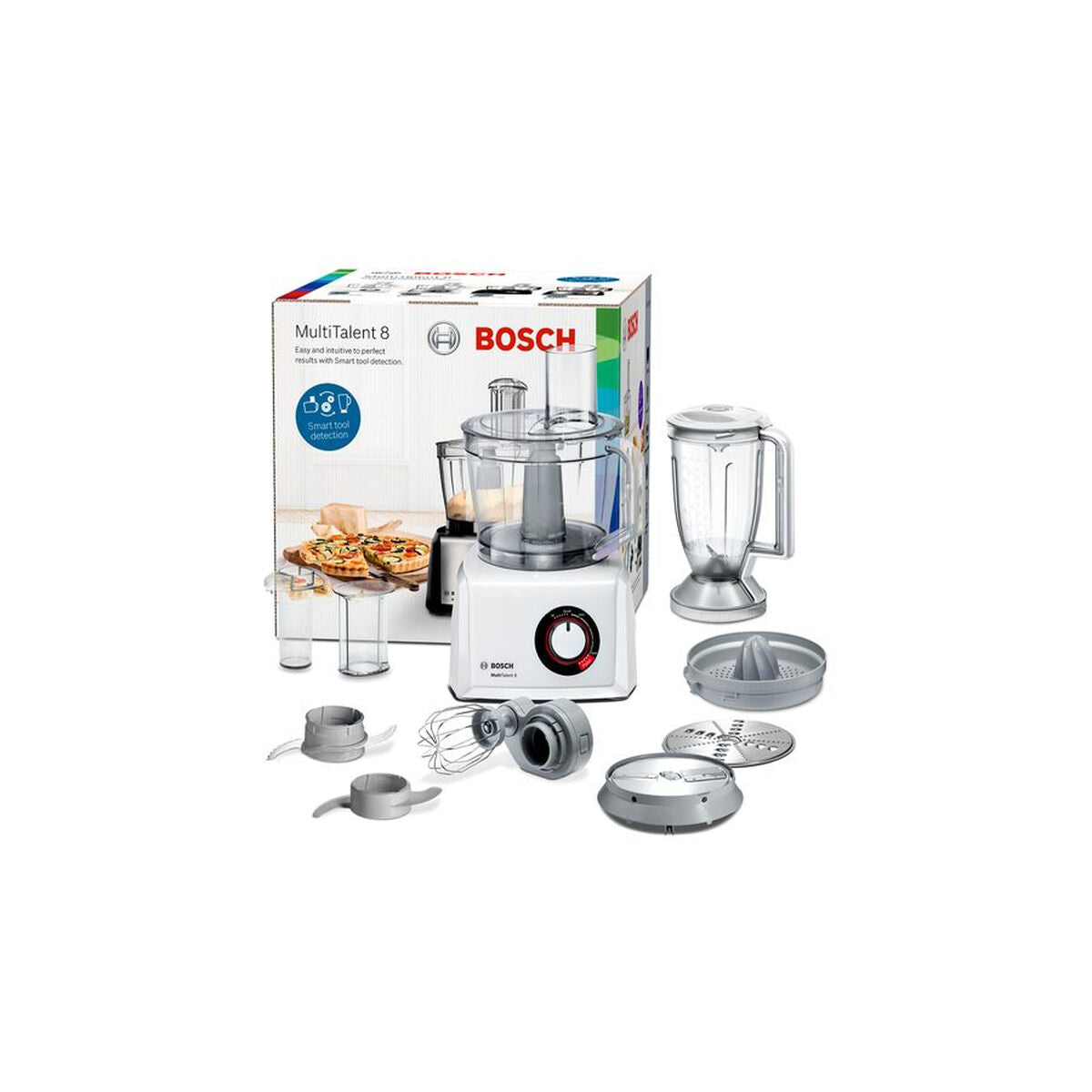 Food Processor BOSCH MultiTalent 8 White 1100 W-2