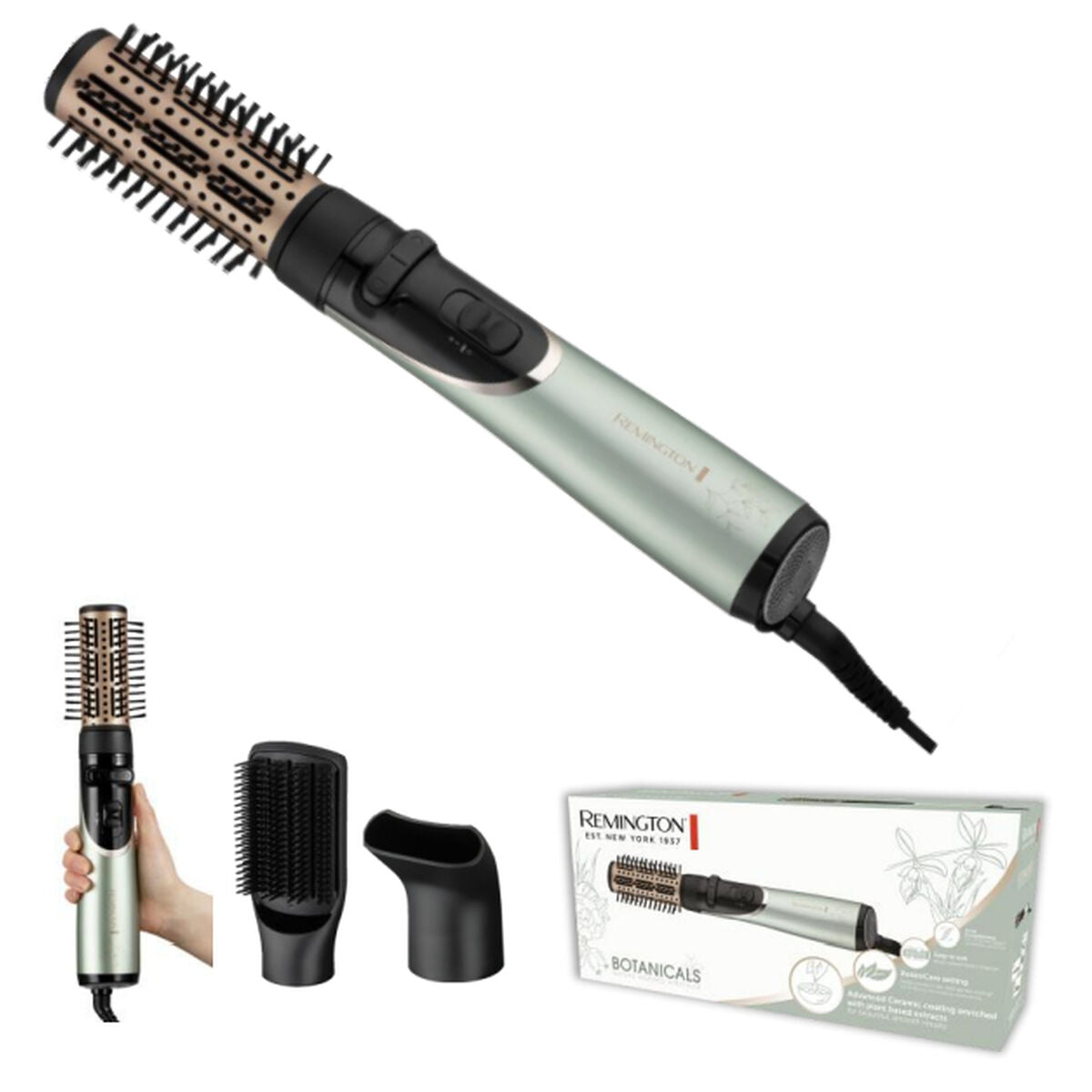 3-in-1 Drying, Styling and Curling Hairbrush Remington AS5860 800 W-1