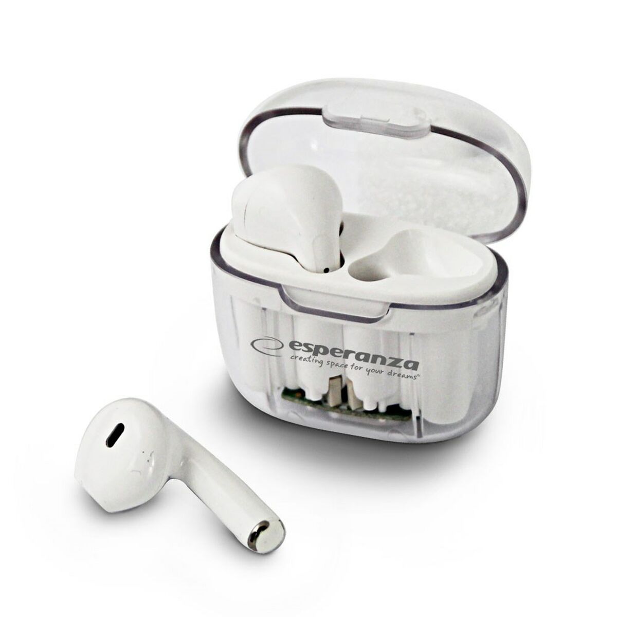 In-ear Bluetooth Headphones Esperanza EH237W White-0