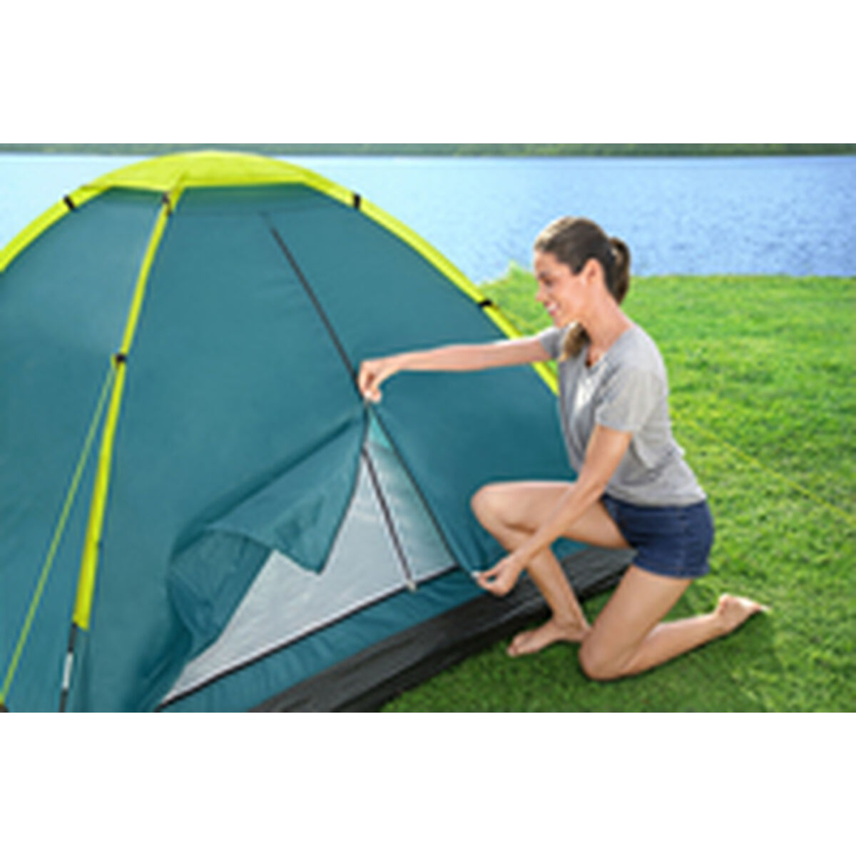 Tent Bestway Green 205 x 145 x 100 cm-18