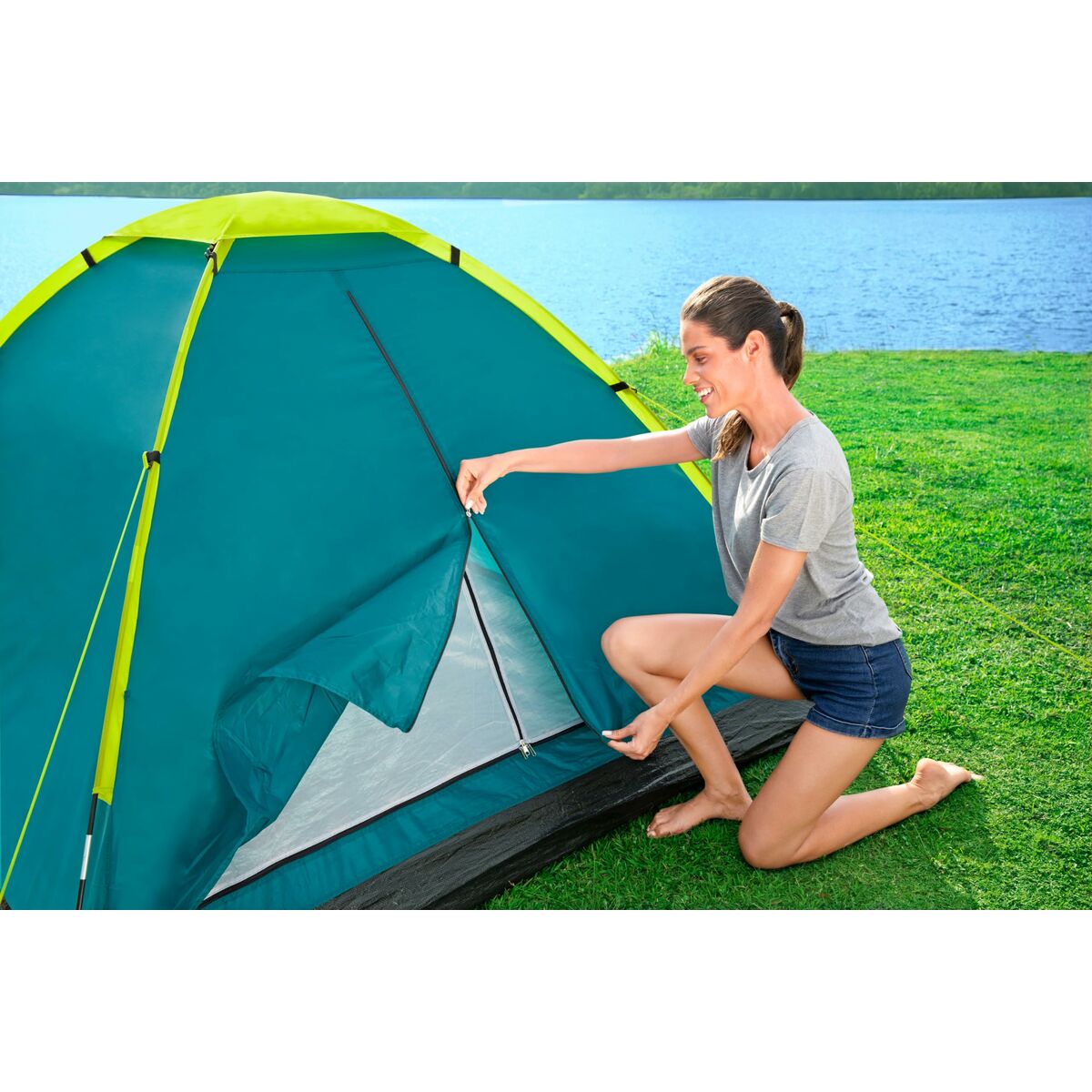 Tent Bestway Green 205 x 145 x 100 cm-15