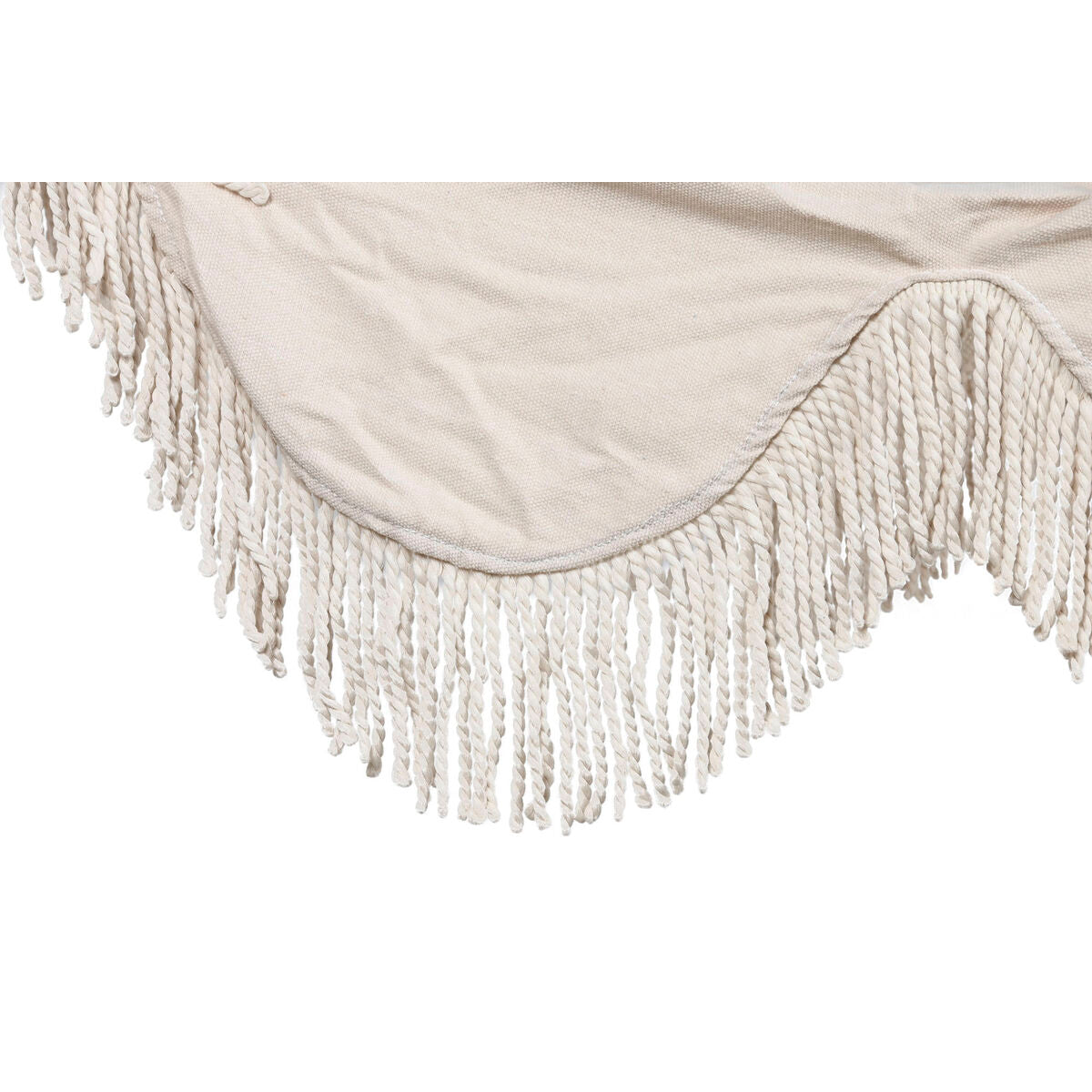 Hanging Hammock Home ESPRIT White Fringe 200 x 100 x 5 cm-5