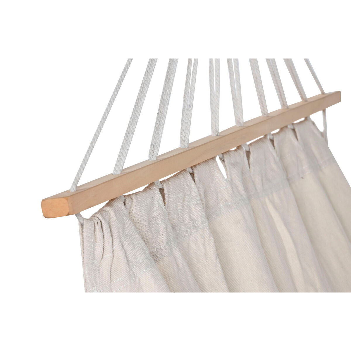 Hanging Hammock Home ESPRIT White Fringe 200 x 100 x 5 cm-4