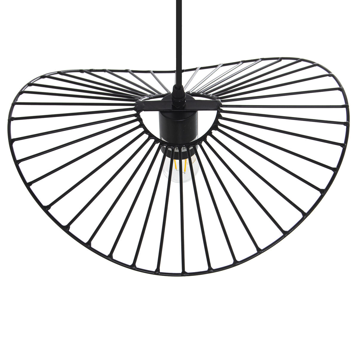 Ceiling Light Alexandra House Living Black Metal 60 W 37 x 10 x 32 cm-6