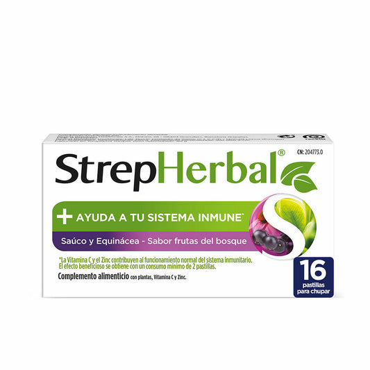 Multi-nutrients Strepsils Strepherbal Forest fruits 16 Units-0