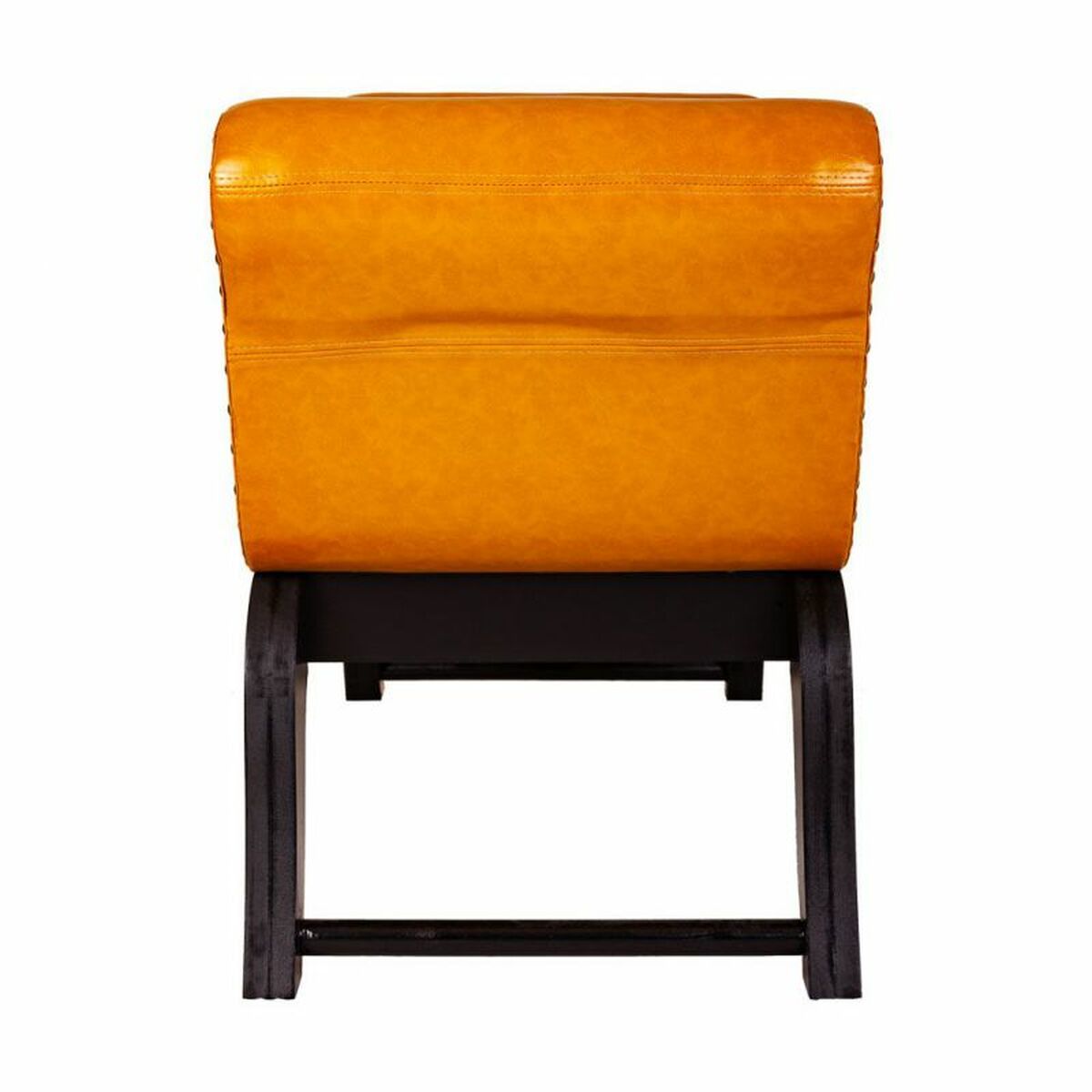 Bench Alexandra House Living Orange Polyurethane MDF Wood 40 x 65 x 90 cm-4