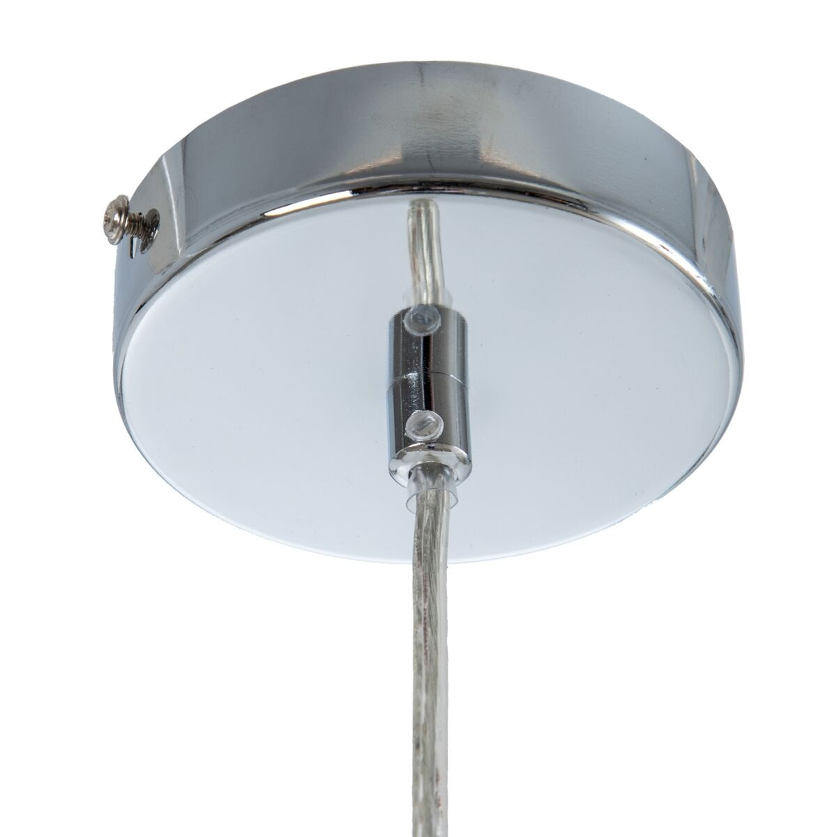 Ceiling Light Crystal Metal Silver Ø 10 cm 20 x 20 x 120 cm-1