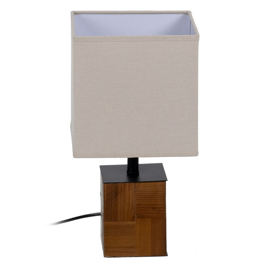 Desk lamp Brown Cream 60 W 220-240 V 20 x 20 x 40 cm-0