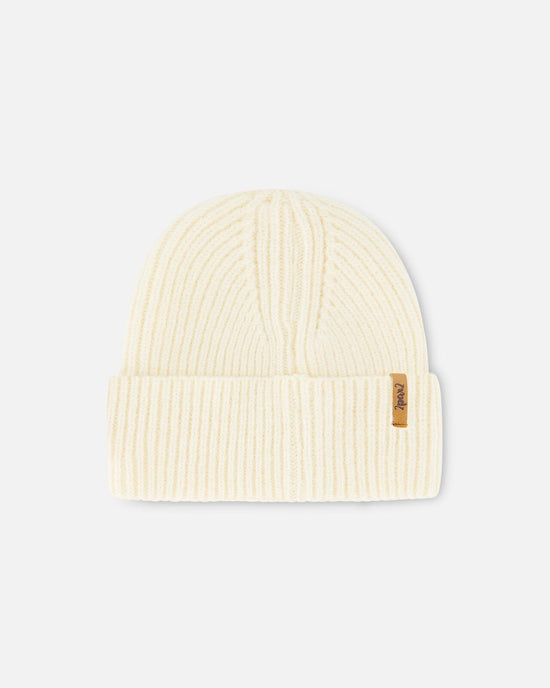 Mid-Season Knit Hat Off White-0