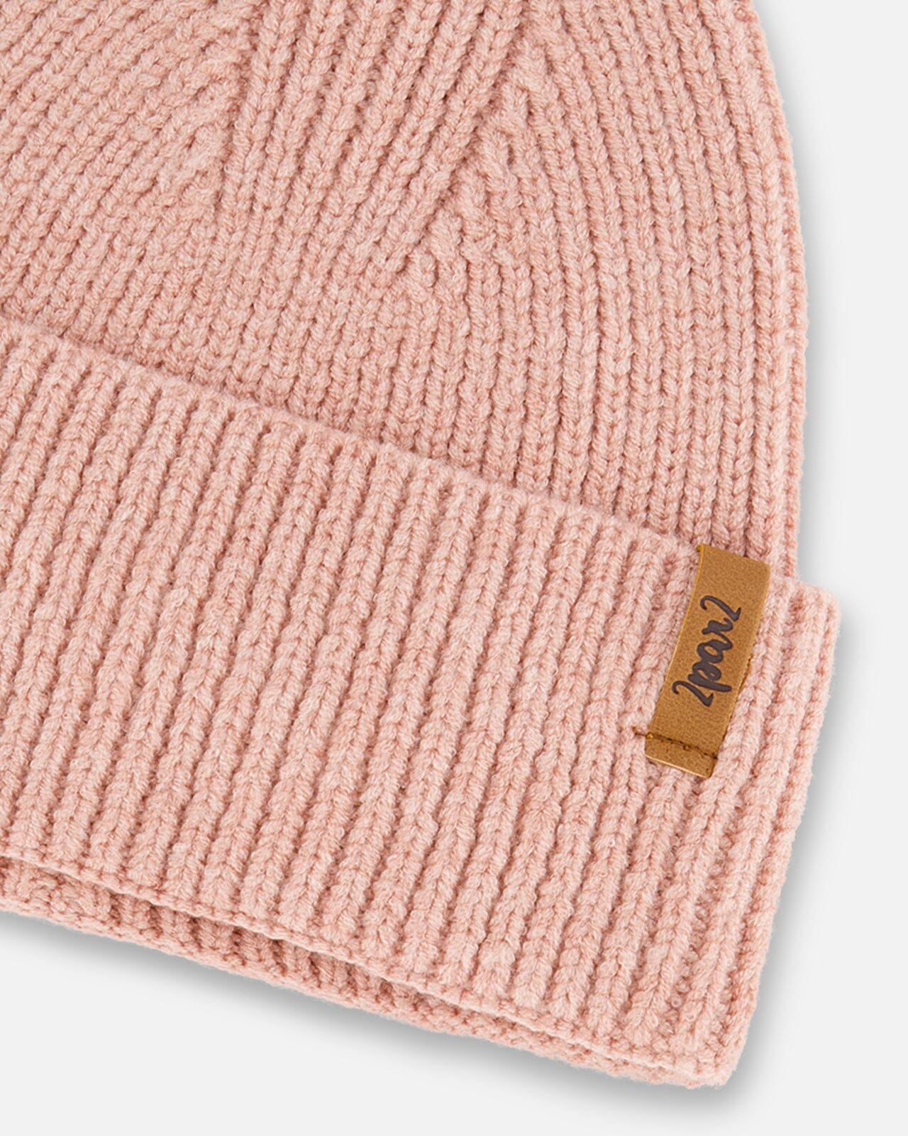 Mid-Season Knit Hat Dusty Pink-3