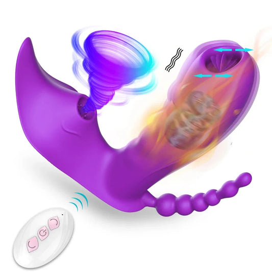 Wireless G-Spot Sucker & Clit Stimulator for Couples-0