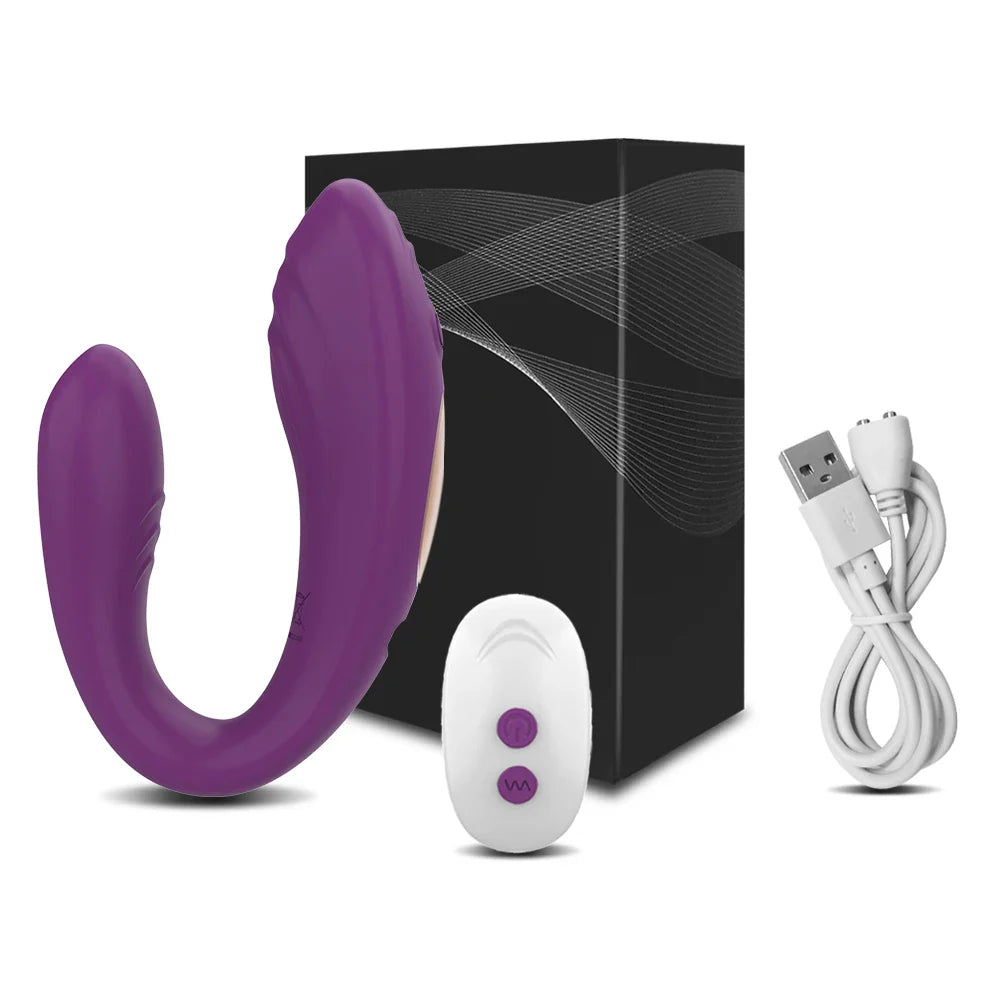 Wireless U-Shaped Dildo Vibrator for Couples-6