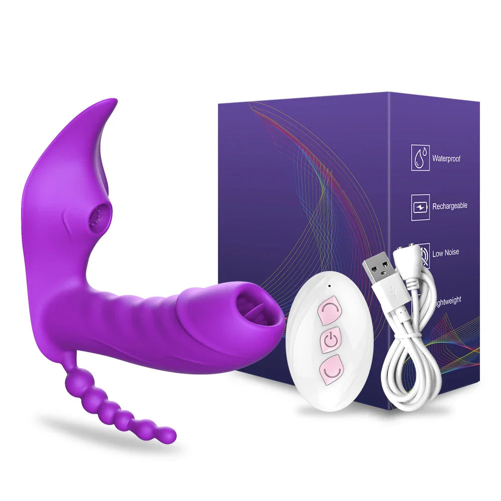 Wireless G-Spot Sucker & Clit Stimulator for Couples-7