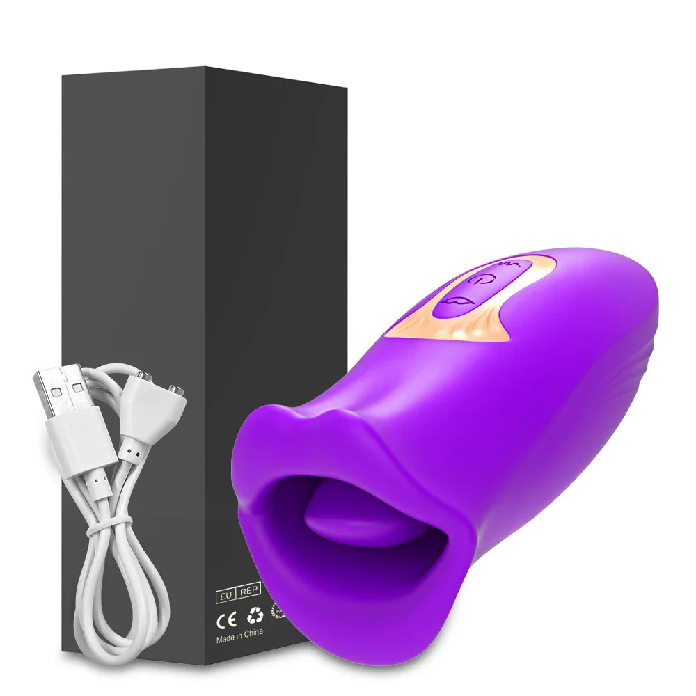 Vibrating Tongue Nipple Stimulator for Women-10