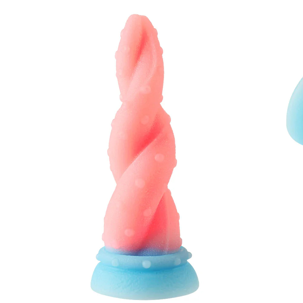 Luminous Tentacle Dildo - Realistic Silicone Anal Plug for Women & Men-6