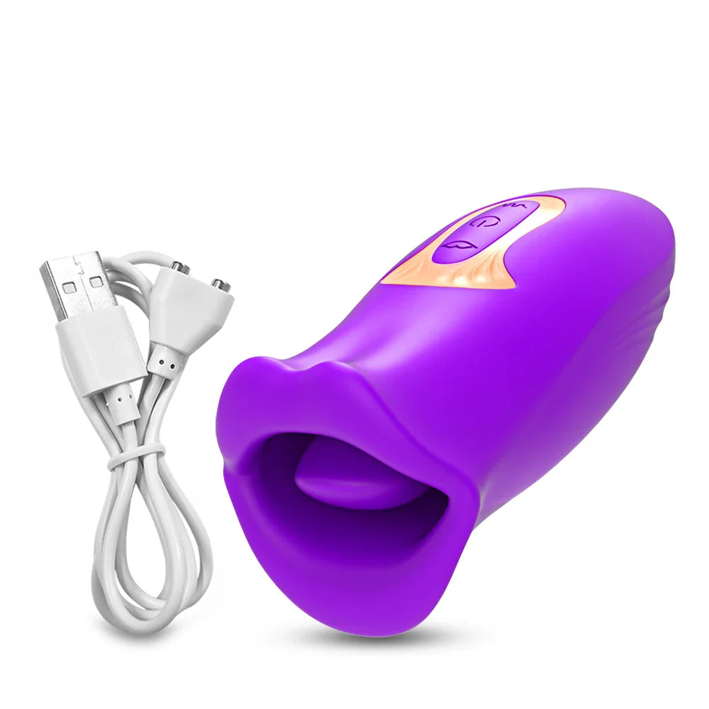 Vibrating Tongue Nipple Stimulator for Women-9