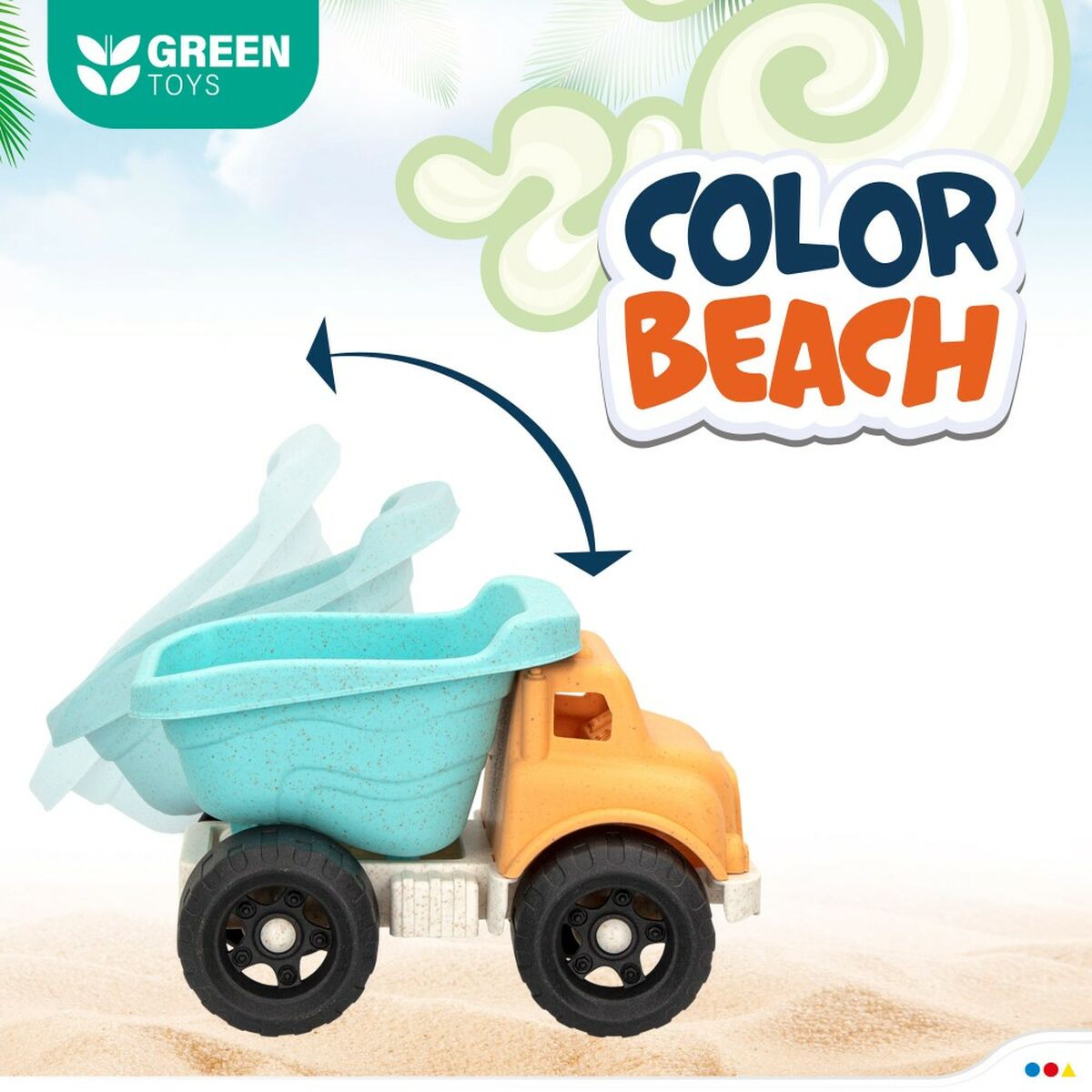 Beach toys set Colorbaby 19,5 x 10 x 19,5 cm (4 Units)-5