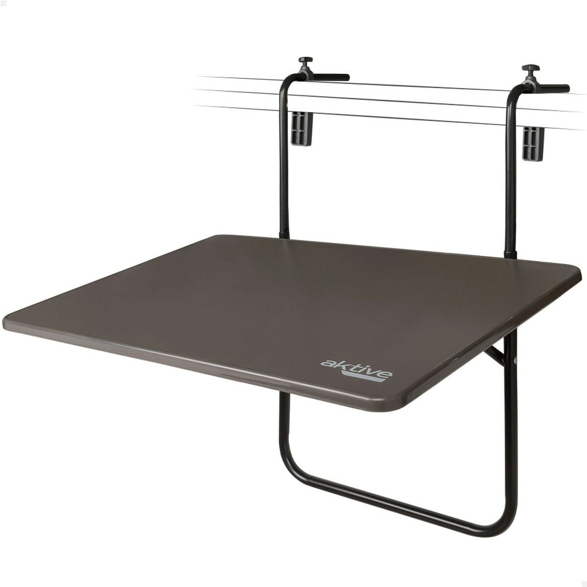 Folding Table Aktive For hanging on the balcony Steel 60 x 66,5 x 40 cm (4 Units)-5