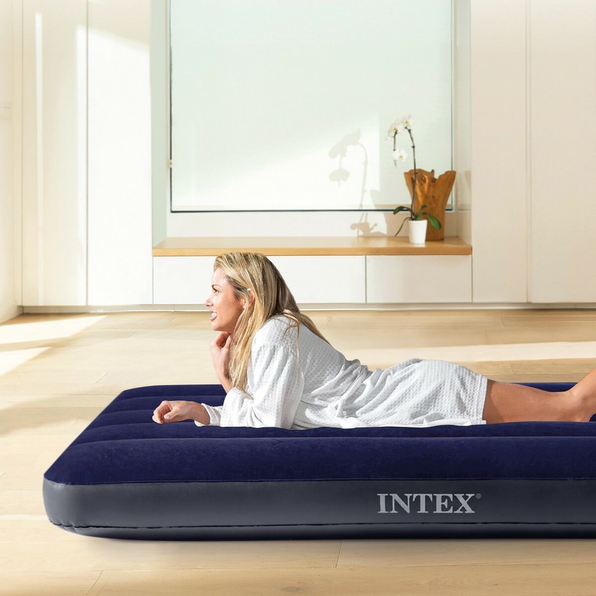 Air Bed Intex CLASSIC DOWNY 76 x 25 x 191 cm (6 Units)-1