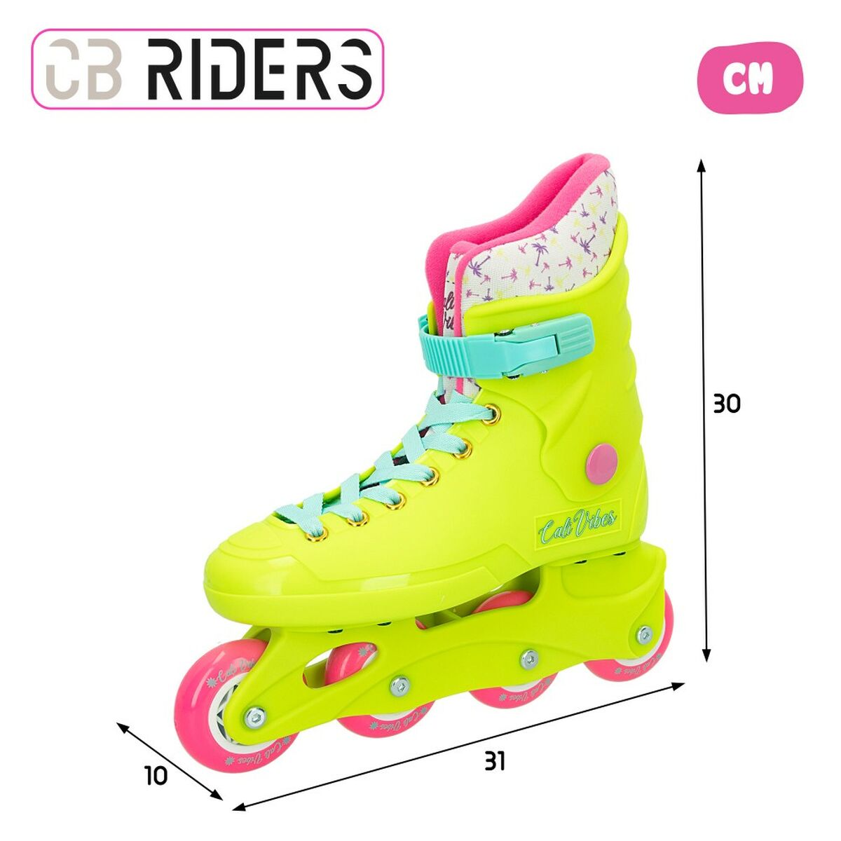 Inline Skates Colorbaby Yellow 36-37 (4 Units)-3