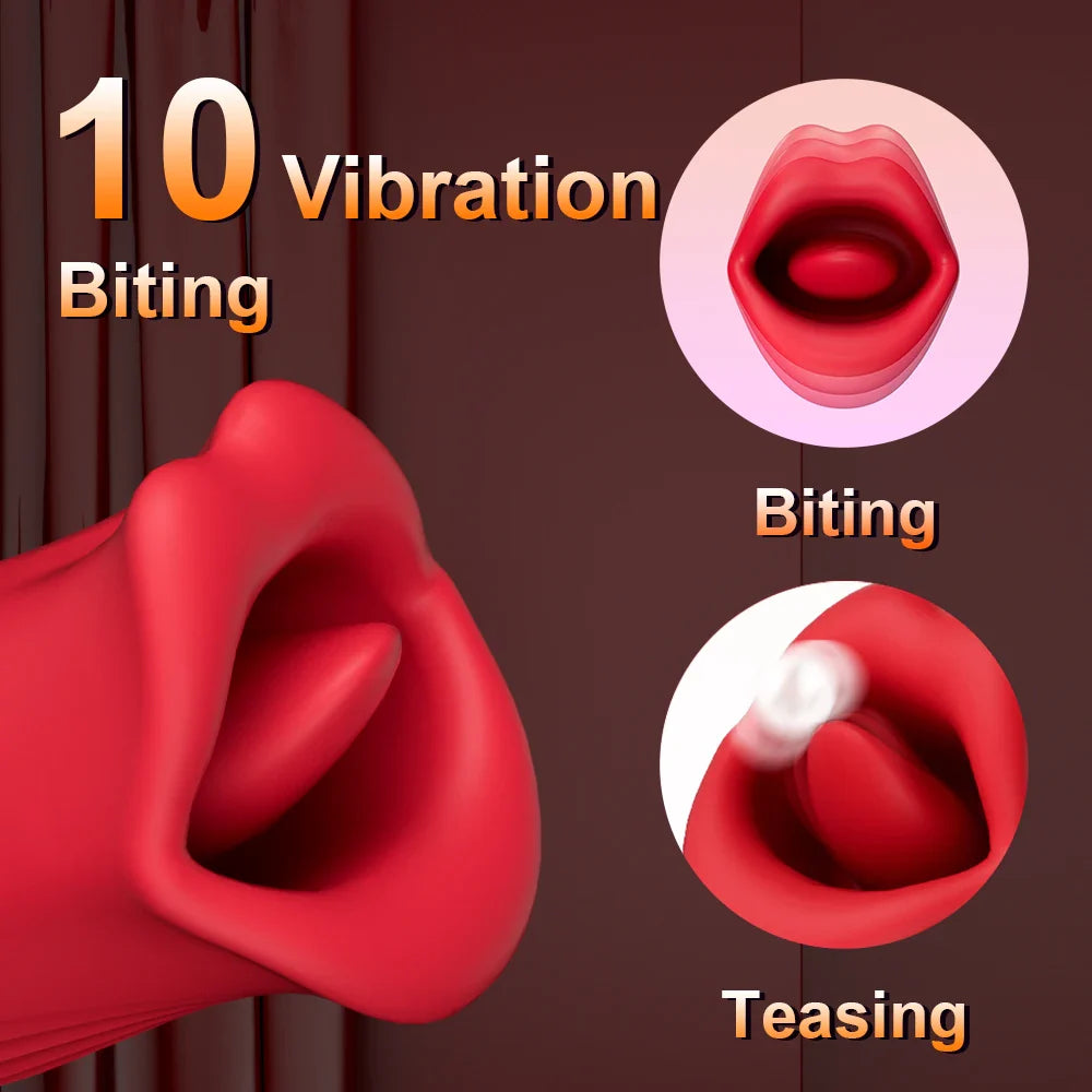 Vibrating Tongue Nipple Stimulator for Women-2