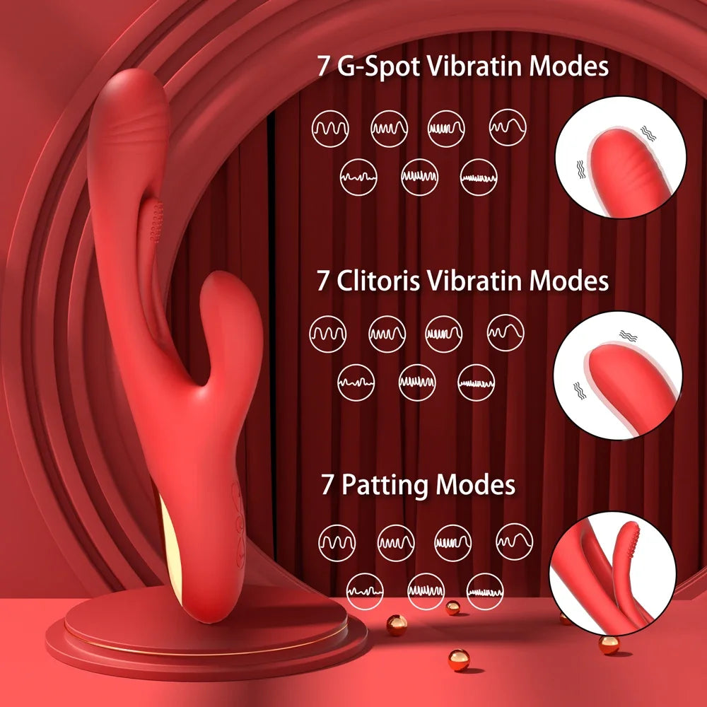 Powerful 21-Mode G-Spot Vibrator for Women-2