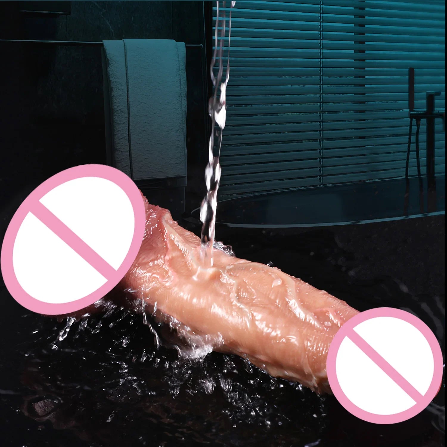 Large Silicone Dildo with Suction Cup - Pleasure for Women-4