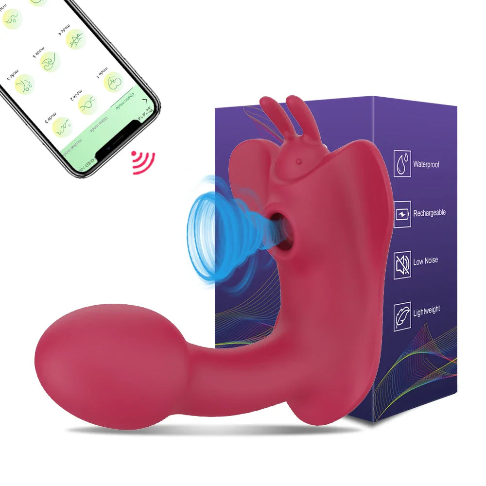 Bluetooth G-Spot Dildo Vibrator for Women-7