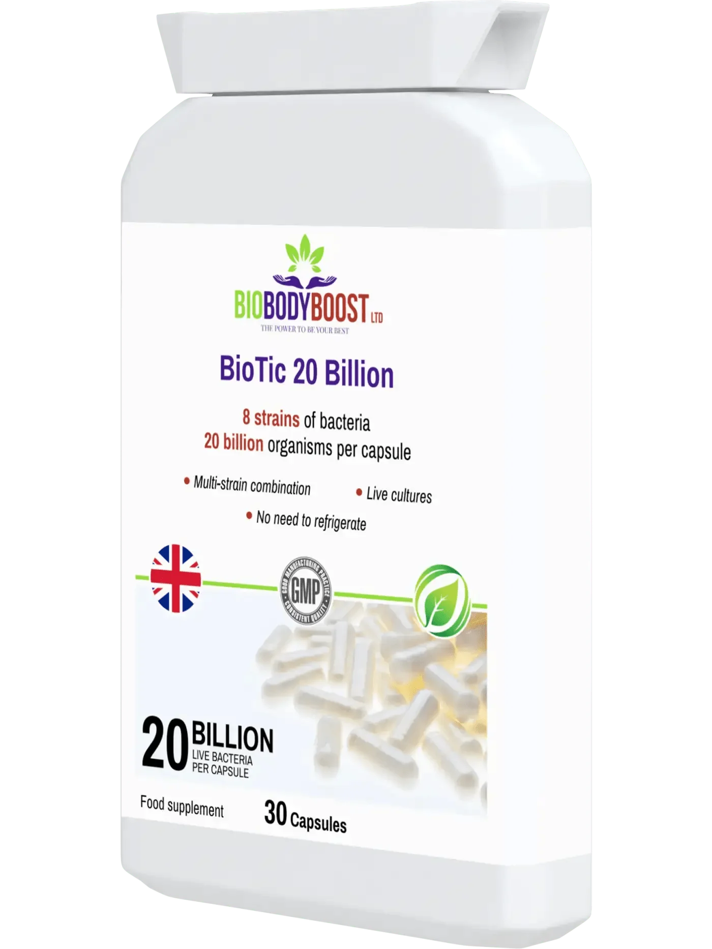 BioTic 20 Billion - Vegan Probiotic-2