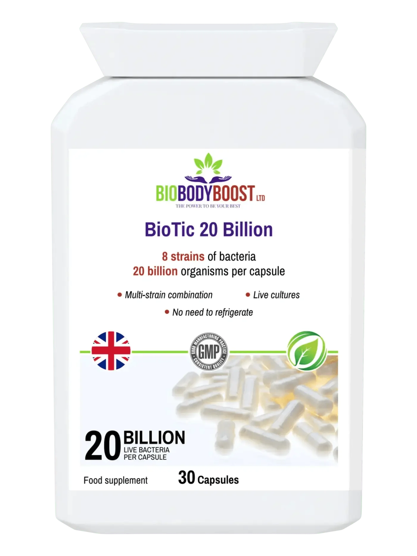 BioTic 20 Billion - Vegan Probiotic-0