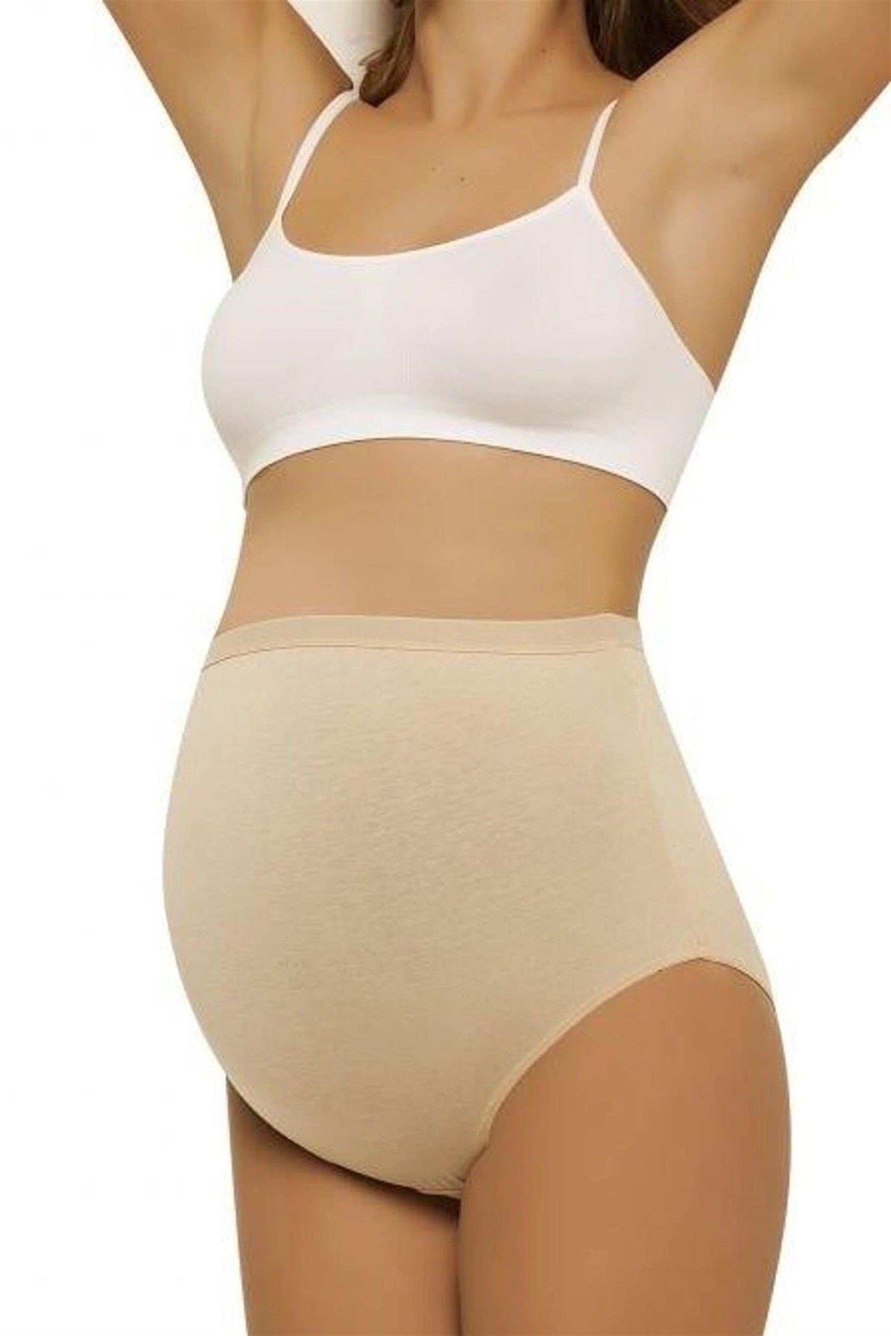 Shopymommy - 3-Pack Firming Slip Maternity Panties - 5210-3