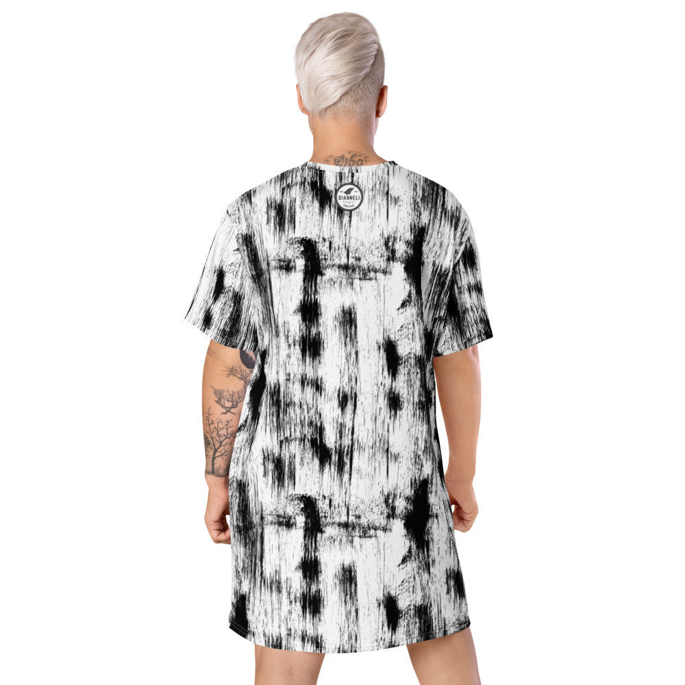 CLEAN HEART T-shirt Dress by Gianneli-1