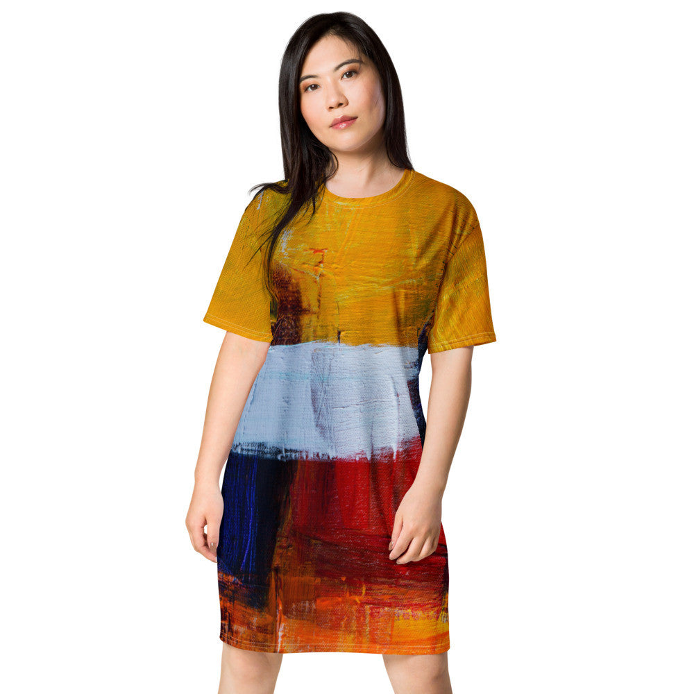 Gianneli Colours T-shirt Dress-2