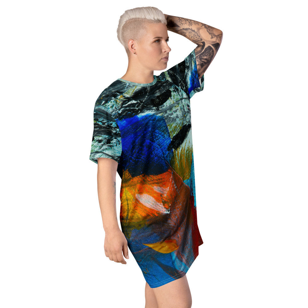 Gianneli Colours T-shirt dress-6