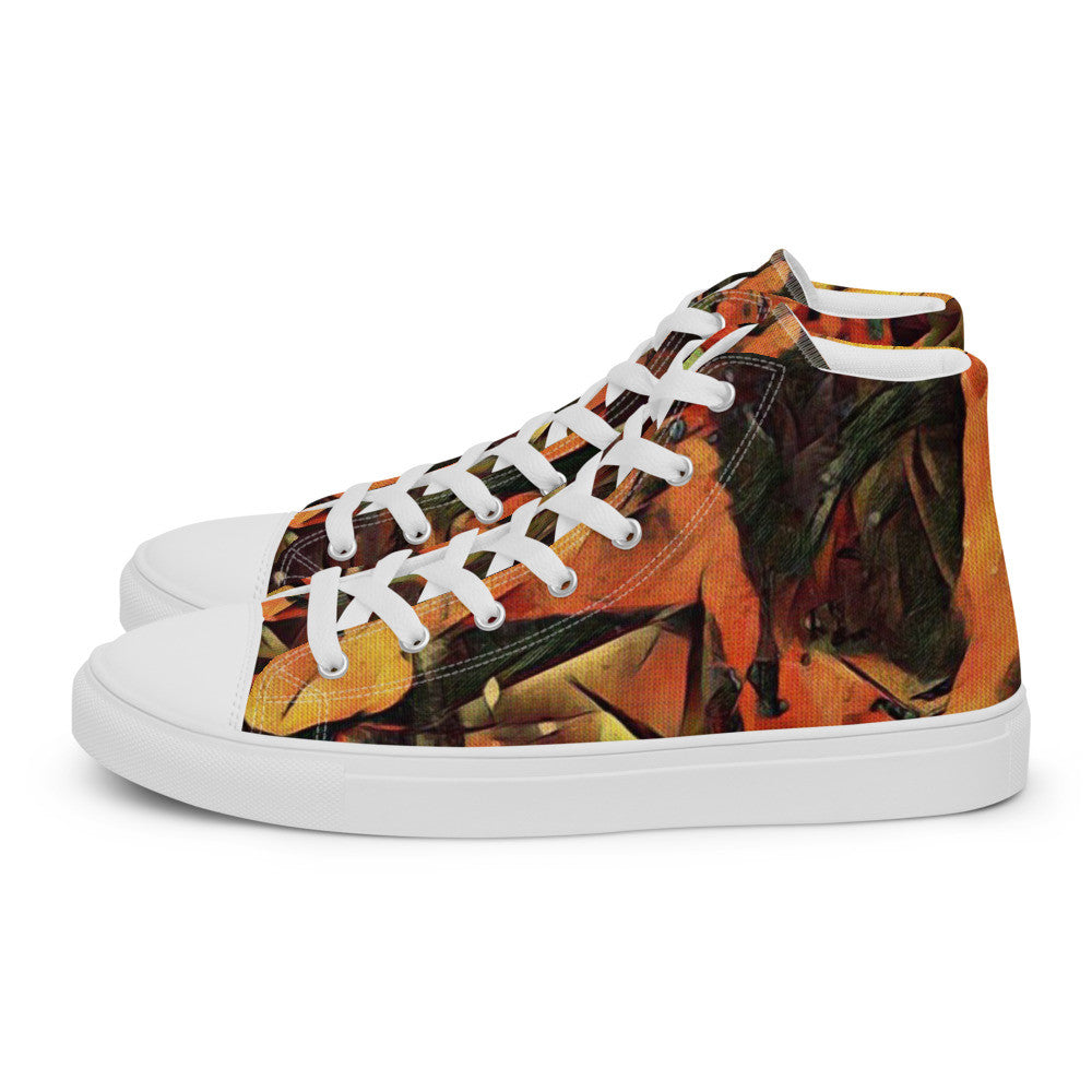 SOTTOSOPRA Handmade Men’s High Top Canvas Shoes by Gianneli-0