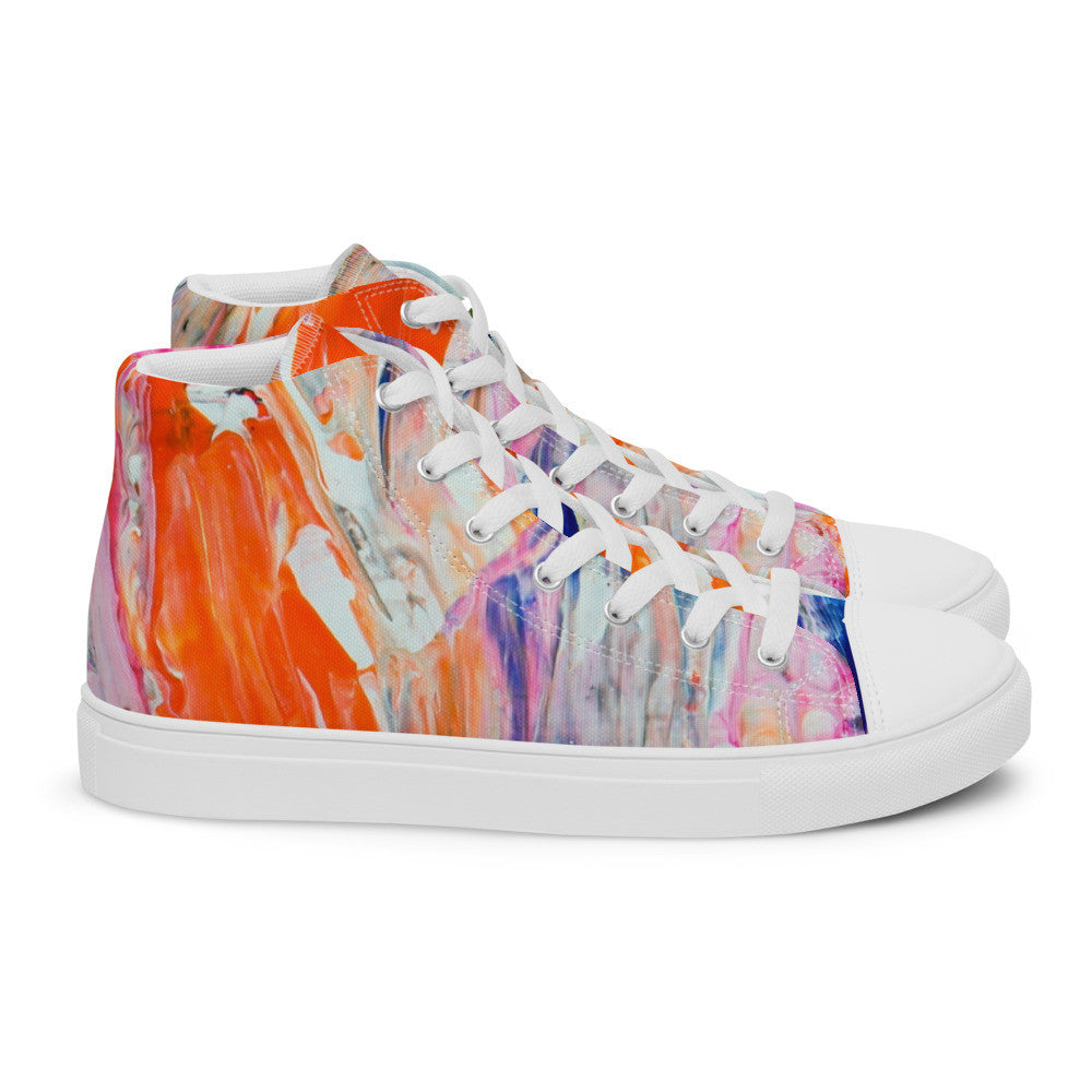 Gianneli Colours Handmade Women’s High Top Canvas Shoes-4