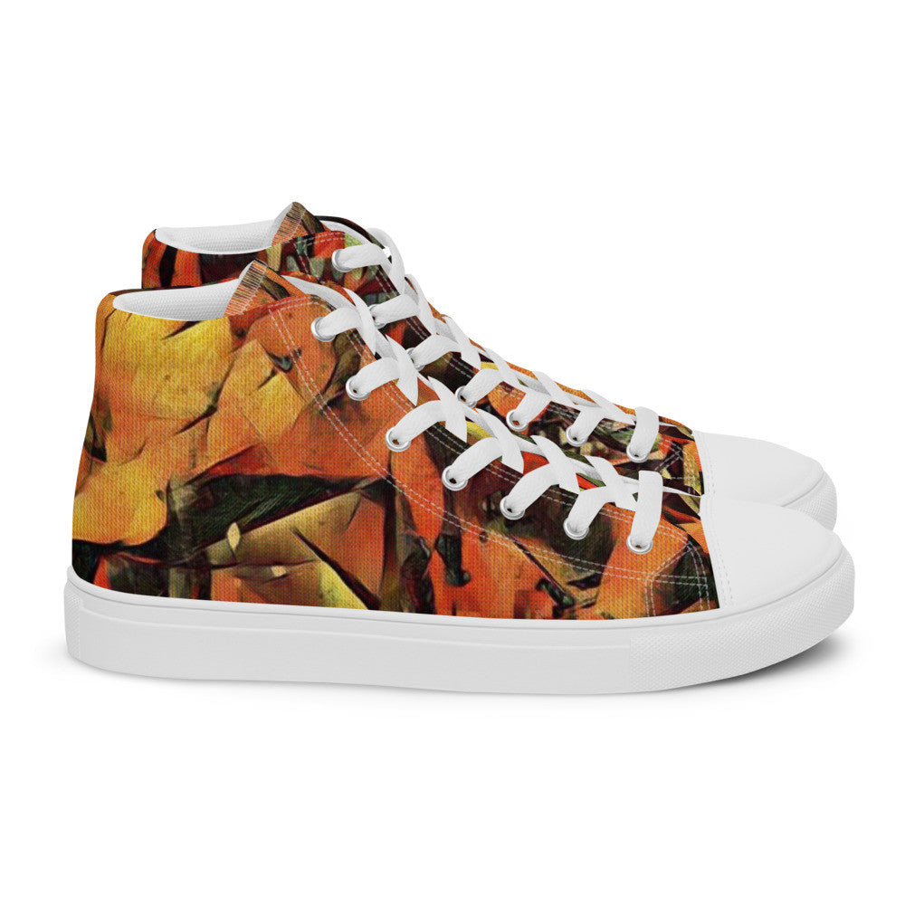 SOTTOSOPRA Handmade Men’s High Top Canvas Shoes by Gianneli-4